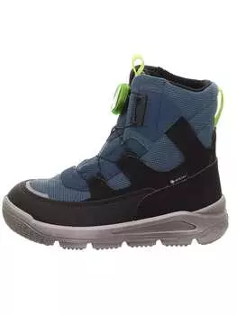 Сапоги superfit Leder-Boots Mars, цвет Schwarz/Blau