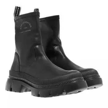 Сапоги trekka max midi stretch boot black Karl Lagerfeld, черный