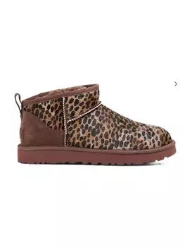 Сапоги UGG Leder-Boots Classic Ultra Mini Caspian, коричневый