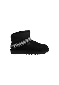 Сапоги UGG с вышивкой, черный