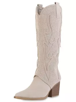 Сапоги VAN HILL, цвет beige velours