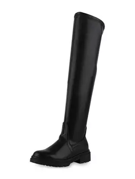 Сапоги VAN HILL Overknees Mia, черный
