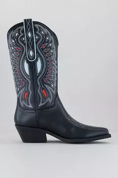 Сапоги Weslyn из экокожи ковбойского типа Steve Madden, черный