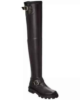Сапоги выше колена Jimmy Choo Biker II, черный