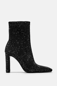 Сапоги Zara High Heel Ankle, черный