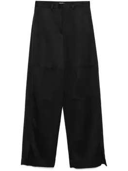 Саржевые брюки Jil Sander, черный
