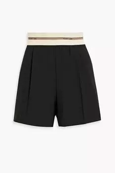 Саржевые шорты HELMUT LANG, черный