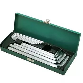 SATA 09143 Набор удлиненных шестигранных ключей, 14 предметов/индивидуальный набор