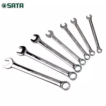SATA 40216 полностью полированный ключ двойного назначения 21 мм