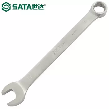 SATA 40513 ключ двойного назначения, рожковый ключ сливового цвета, хромованадиевая сталь европейского типа 17 мм