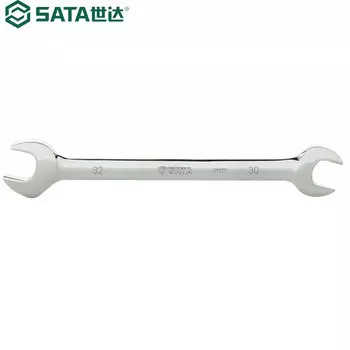 SATA 41213 полностью полированный двойной рожковый ключ 30x32 мм