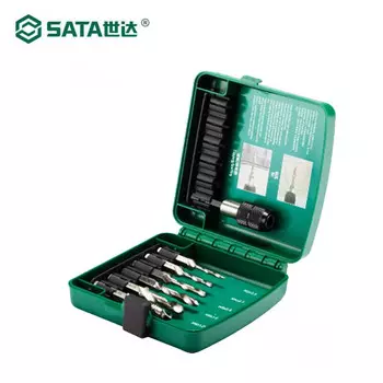 SATA Набор для нарезания резьбы из 7 предметов 50457-Набор инструментов для нарезания резьбы