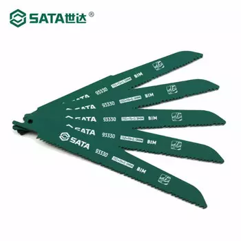 SATA, набор из 5 полотен для сабельных пил 150MM_8-18T 93330S, пильное полотно с грубыми зубьями и мелкими зубьями, сабельное пильное полотно