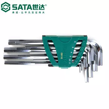 SATA Tools, набор удлиненных шестигранных ключей, 10 предметов 09110