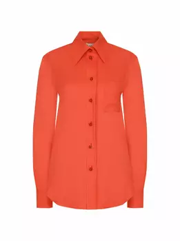 Сатиновая рубашка Lanvin