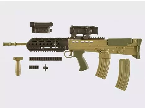 Сборная модель Little Armory L85A3 SA80 Automatic Rifle 1/12 Scale Accessory Set Takara Tomy