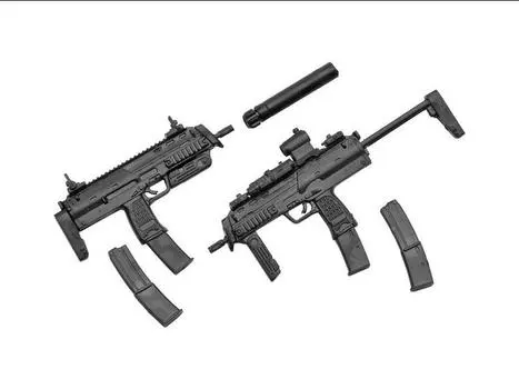 Сборная модель Little Armory LA009 MP7A1 Type 1/12 Scale Accessory Set Takara Tomy