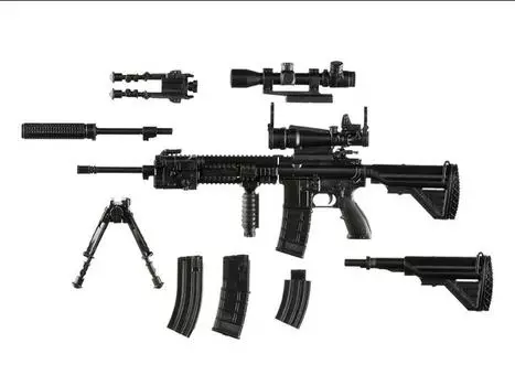 Сборная модель Little Armory LA098 M27/38 type 1/12 Scale Accessory Set Takara Tomy
