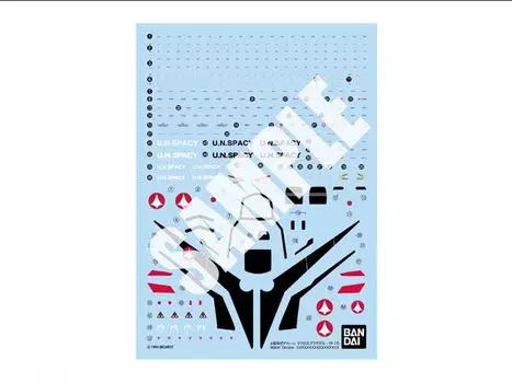 Сборная модель Macross Plus HG YF-19 Isamu Daison Machine 1/100 Scale Water Decal Sheet Bandai Spirits