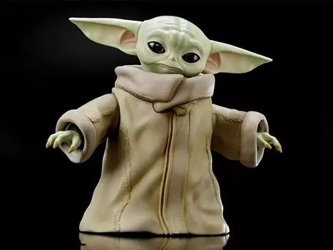 Сборная модель The Mandalorian Grogu 1/4 & 1/12 Scale Model Kit Set Bandai Spirits