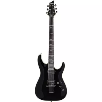 Schecter Guitar Research C-1 Blackjack 6-струнная электрогитара глянцевый черный