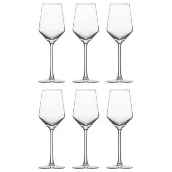 Schott Zwiesel 112414 Бокал для чистого рислинга, бокал для белого вина, 300 мл, 22 см, прозрачный (6 шт. в упаковке)