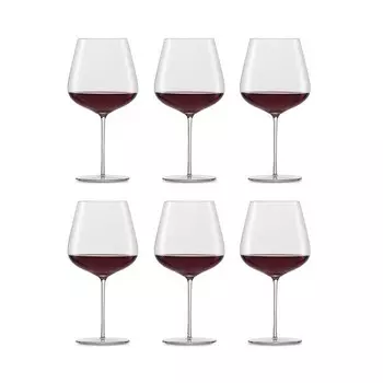 Schott Zwiesel Vervino бордовый бокал, набор из 6 шт, белый