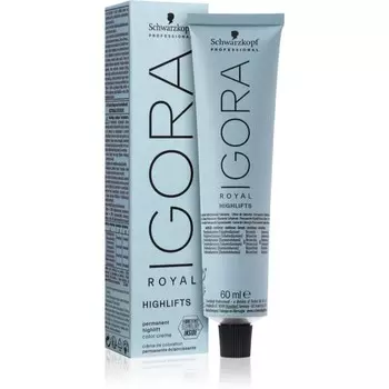 Schwarzkopf Professional IGORA Royal Highlifts перманентная краска для волос оттенок 10-19 Ultrablond Cendr Beige 60 мл