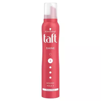 Schwarzkopf, Taft 10-Carat Shine, суперсильный мусс для волос, 200 мл