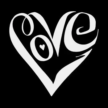 Script Love Heart — мужская футболка премиум-класса Word Art LA Pop Art