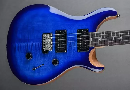 SE Custom 24 - Блеклая синяя вспышка PRS SE 24 - Faded Burst