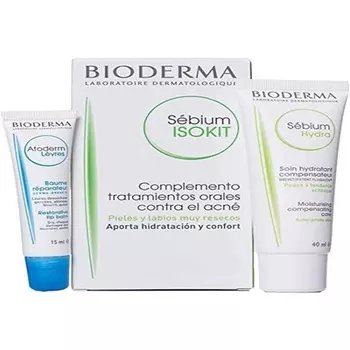 Sebium By Isokit Крем для лица и бальзам для губ 40 мл, Bioderma