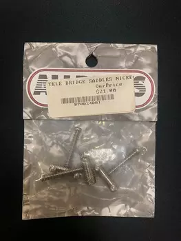 Седло Allparts Tele Bridge Nickle Tele Bridge Saddle Nickle