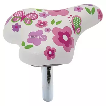 Седло Brn Flower 22.2 mm, розовый