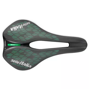 Седло Selle Italia Model X Leaf, цвет Grey/Green