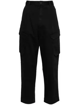Semicouture зауженные брюки карго, черный