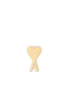 Серьга с монограммой Ami de Coeur AMI Paris, золотой