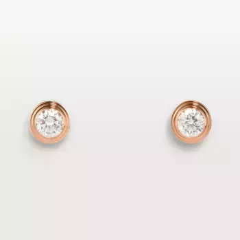 Серьги Cartier d'Amour Medium, розовое золото/бриллианты