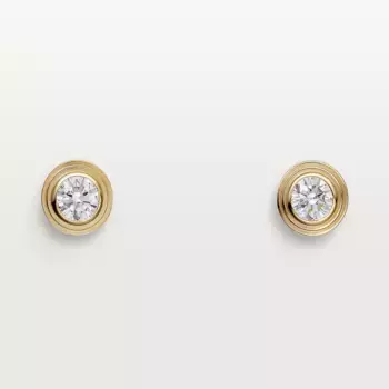 Серьги Cartier d'Amour XS, желтое золото/бриллианты