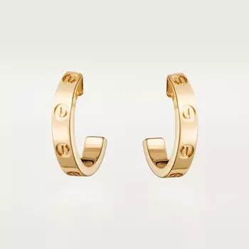 Серьги Cartier Love, желтое золото