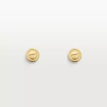 Серьги Cartier Love, желтое золото
