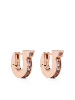 Серьги Ferragamo Gancini, розовый