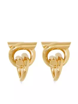 Серьги Gancini Ferragamo, золотой