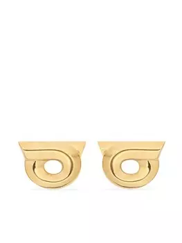 Серьги-гвоздики Gancini Ferragamo, золотой