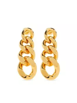 Серьги-кабели Jil Sander, золотой