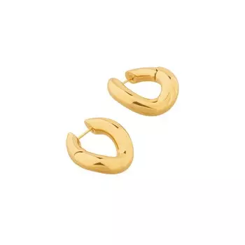 Серьги-кольца BALENCIAGA, золотой