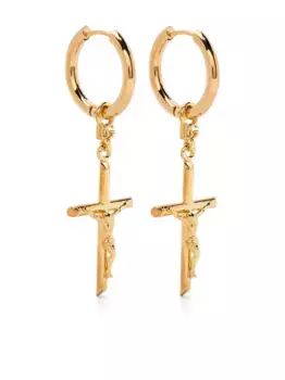 Серьги-кольца DNA с подвеской DOLCE & GABBANA, золотой