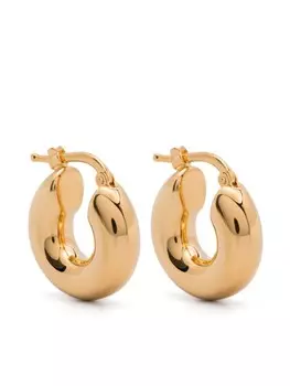 Серьги-кольца Jil Sander, золотой