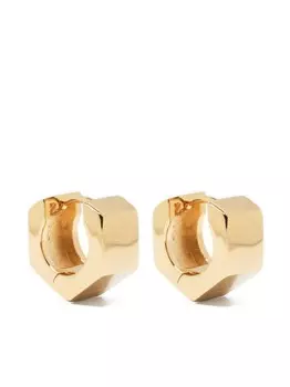 Серьги-кольца Maison Margiela, золотой