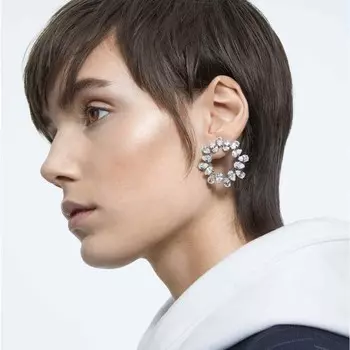 Серьги-Кольца Matrix Swarovski
